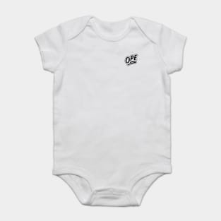 Ope - Black Baby Bodysuit